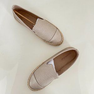 Charter Club Platino Jonii Espadrille Flats in Gold Size 11